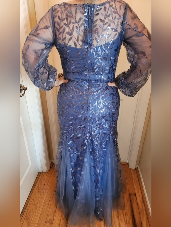 formal slate blue dress Amarra 88414 Prom Dress - Slate Blue